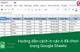 Hướng dẫn cách in các ô đã chọn trong Google Sheets